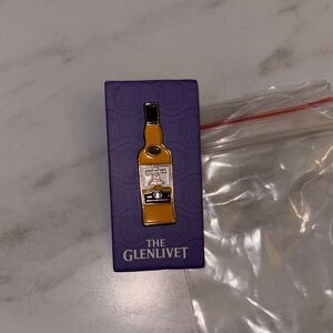 Gold Bottle Lapel Pin